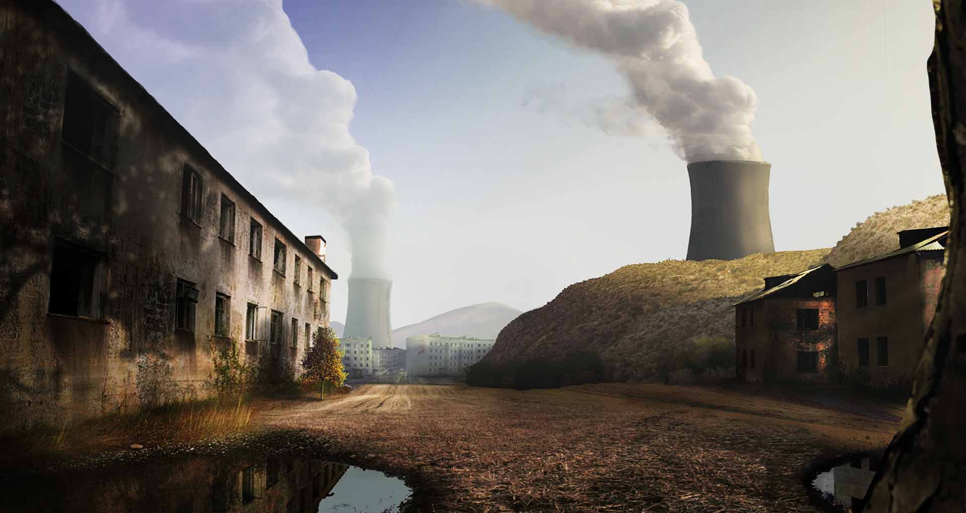 Abandonded City Digital Matte Painting